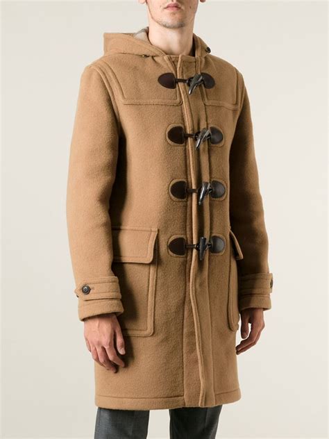 burberry duffle coat camel|Burberry duffle coat men.